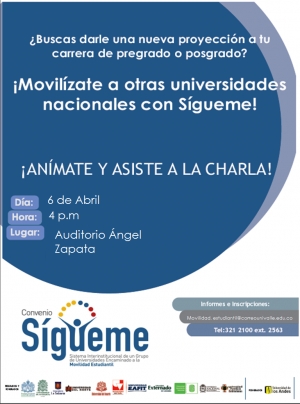 Charla sobre convenios de movilidad nacional