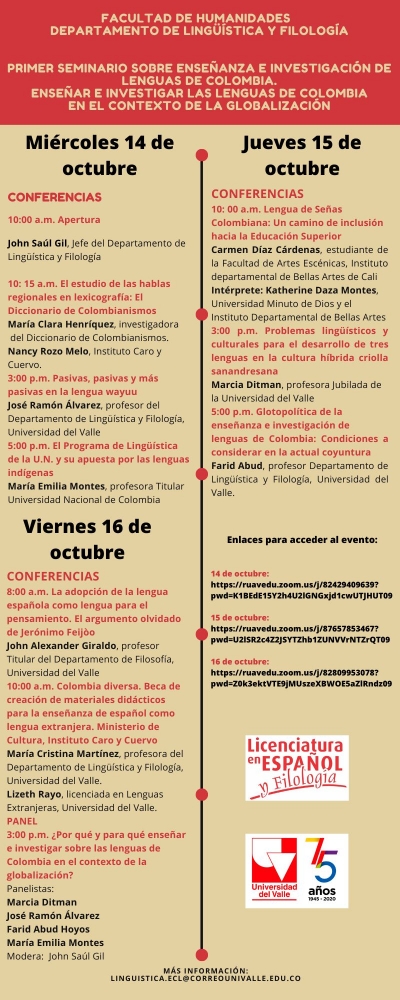 Ense&ntilde;anza e investigaci&oacute;n de lenguas de Colombia
