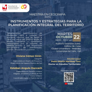 Conferencia: "Instrumentos y estrategias para la planificaci&oacute;n integral del territorio"