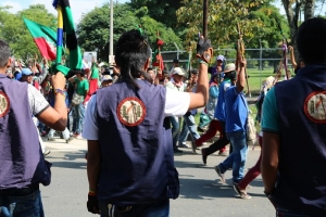Univalle alberg&oacute; a los ind&iacute;genas que marcharon desde el Cauca