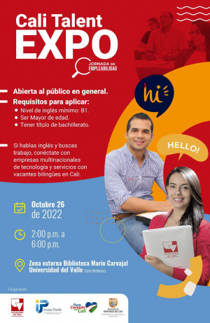 Cali Talent Expo: feria de empleabilidad con vacantes biling&uuml;es