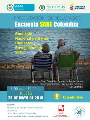 Presentaci&oacute;n de resultados de encuesta sobre envejecimiento en Colombia
