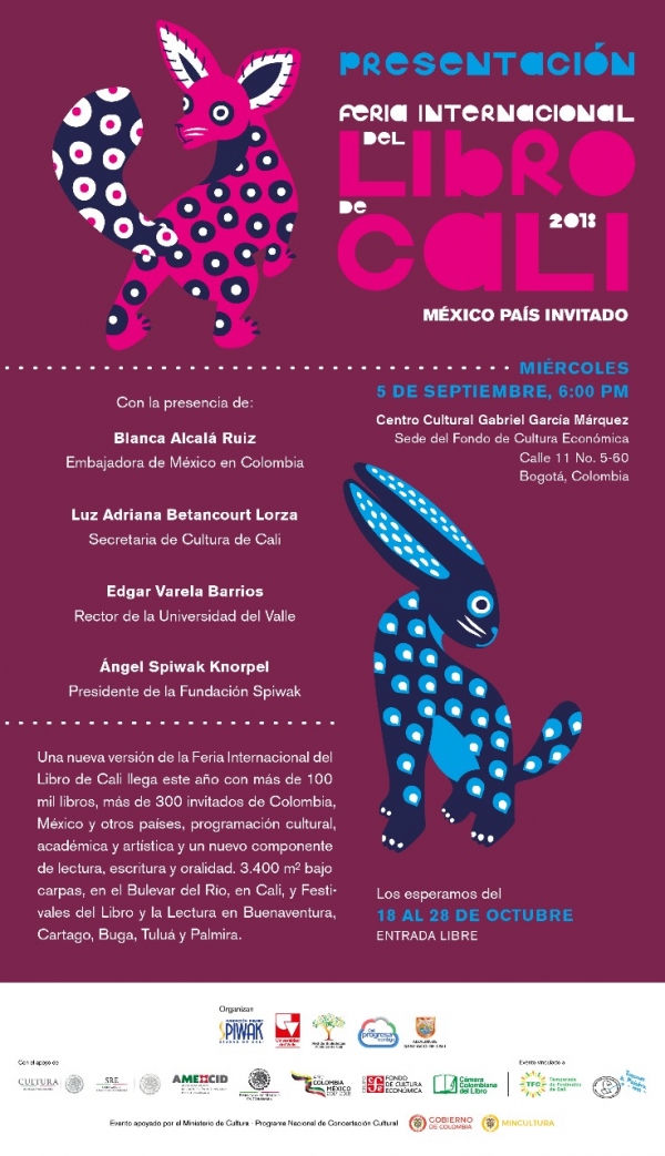 Feria Internacional del libro de Cali 2018