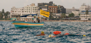 Funcionaria de Univalle, primer lugar en competencia Oceanmen