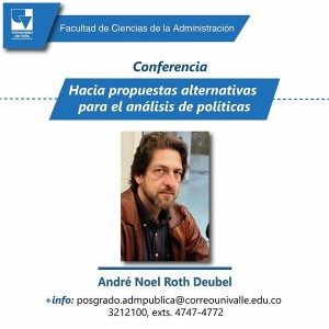 Conferencia "Hacia propuestas alternativas para el an&aacute;lisis de pol&iacute;ticas&rdquo;