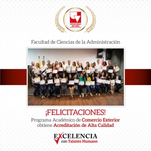 Comercio Exterior obtiene Acreditaci&oacute;n de Alta Calidad