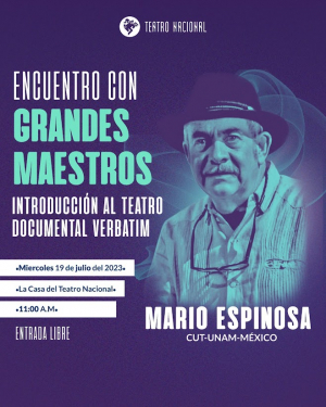 Conversatorio en Bogot&aacute;: Introducci&oacute;n al teatro documental Verbatim