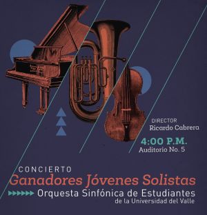 Ganadores del XV Concurso de J&oacute;venes Solistas, en concierto