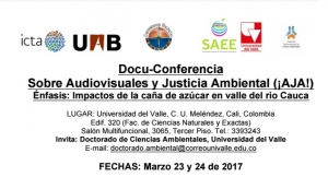 Docu-Conferencia sobre Audiovisuales y Justicia Ambiental