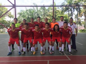 Equipo de futbol sala en Juegos Zonales