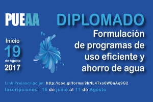 Diplomado sobre uso eficiente y ahorro del agua