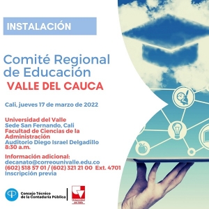 Instalaci&oacute;n Comit&eacute; Regional de Educaci&oacute;n en el Valle del Cauca
