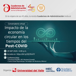 Conversatorio Impacto de la Econom&iacute;a Circular en los tiempos del Post-Covid