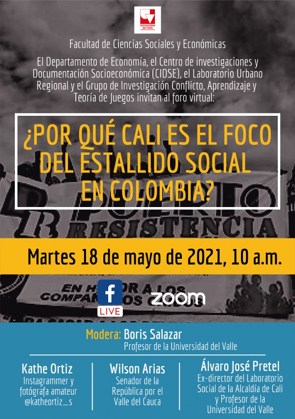 Foro: &iquest;Por qu&eacute; Cali es el foco del estallido social en Colombia?