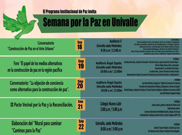 Conversatorio sobre arte en la ciudad y construcci&oacute;n de paz