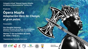 Este martes, proyecci&oacute;n de la &Oacute;pera Maafa