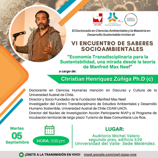 Econom&iacute;a Transdisciplinaria para la Sustentabilidad