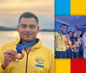 Estudiantes de Comercio Exterior obtuvieron bronce en campeonato mundial de aguas abiertas