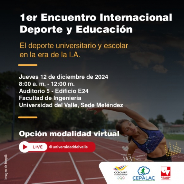 Participa del 1er Encuentro Internacional Deporte y Educaci&oacute;n: Innovaci&oacute;n y futuro en la era de la IA
