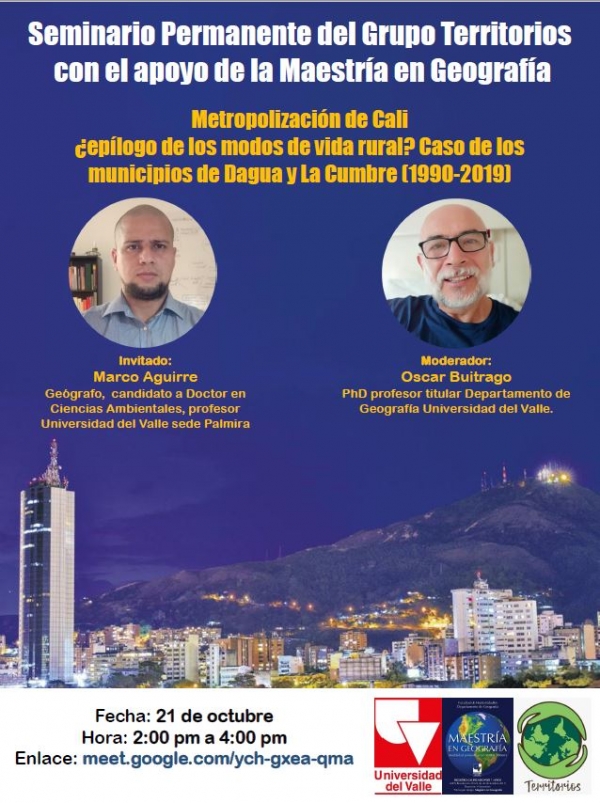 Metropolizaci&oacute;n de Cali &iquest;ep&iacute;logo de los modos de vida rural?