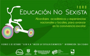 Foro sobre educaci&oacute;n no sexista