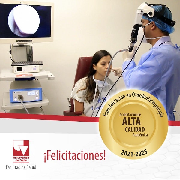 La Especializaci&oacute;n en Otorrinolaringolog&iacute;a obtiene la Acreditaci&oacute;n de Alta Calidad