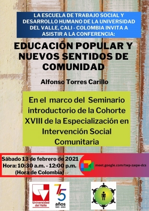 Educaci&oacute;n popular y nuevos sentidos de comunidad
