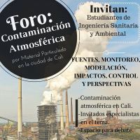 Foro sobre contaminaci&oacute;n atmosf&eacute;rica
