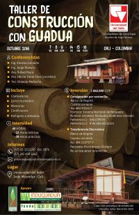 Taller de Construcci&oacute;n con Guadua, participaci&oacute;n internacional