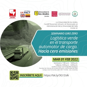 Seminario gratuito GIRO ZERO: Log&iacute;stica verde en el transporte automotor de carga