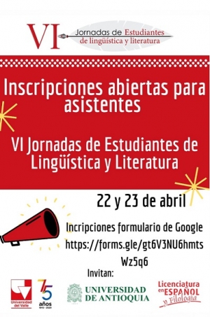 VI Jornadas de Estudiantes de Ling&uuml;&iacute;stica y Literatura