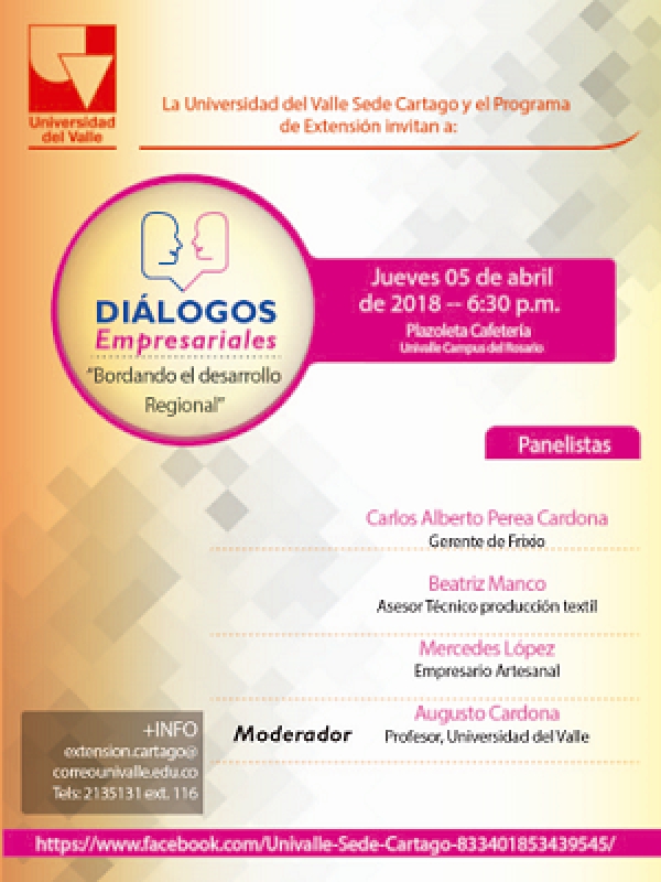 El bordado ser&aacute; protagonista en Di&aacute;logos Empresariales