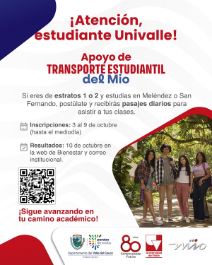 Apoyo a la movilidad para estudiantes de Univalle