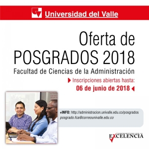 Inscripciones abiertas a Posgrados de Administraci&oacute;n