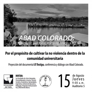 Este jueves, Jes&uacute;s Abad Colorado en Univalle