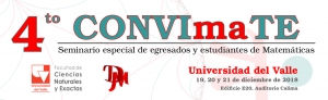 IV CONVImaTE para egresados de matem&aacute;ticas